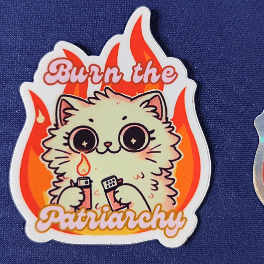 Sticker Burn The Patriarchy