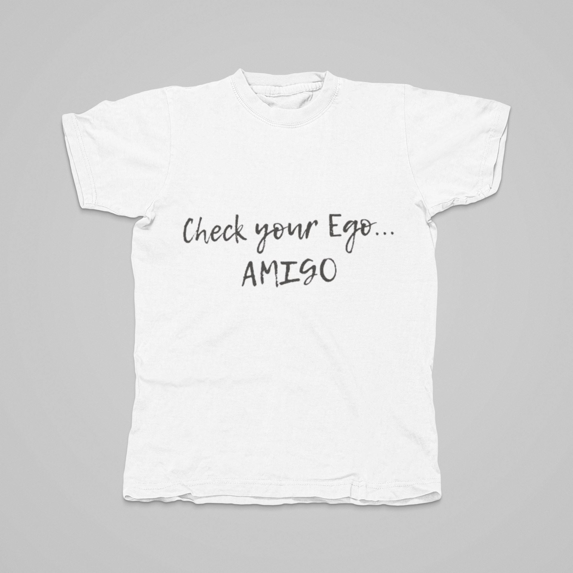 T-shirt unisexe "Check your ego" Tshirt Hunified 