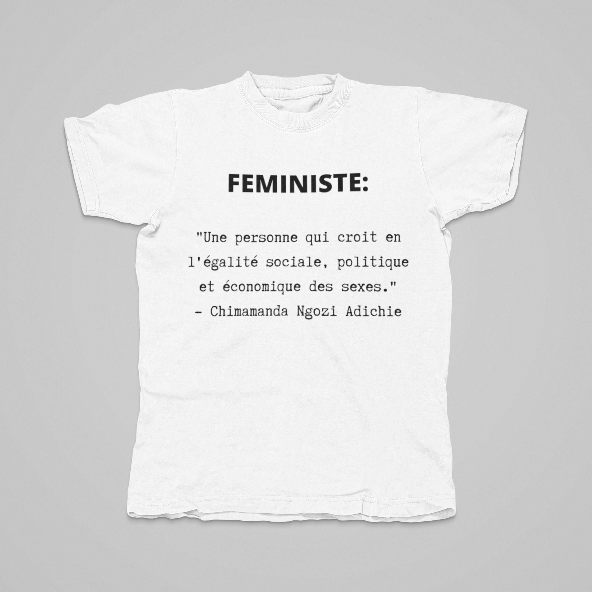 T-shirt unisexe "Féministe" Tshirt Hunified 